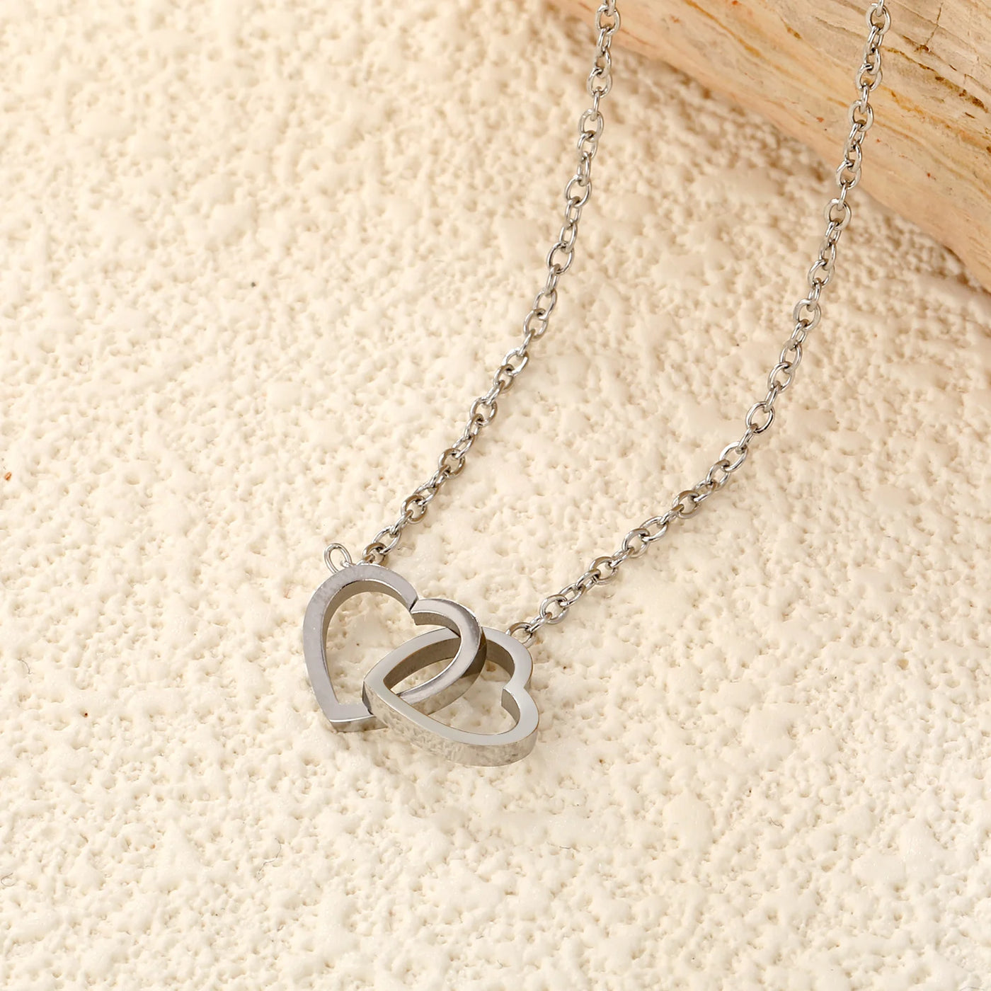 Dubble heart necklace