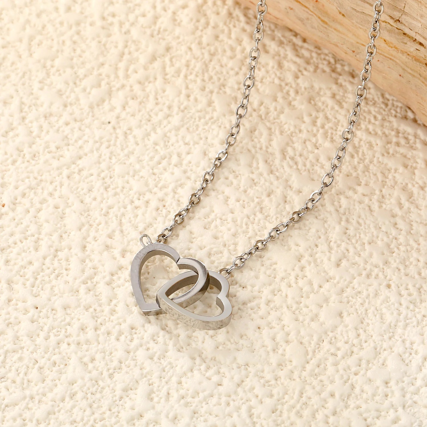 Dubble heart necklace