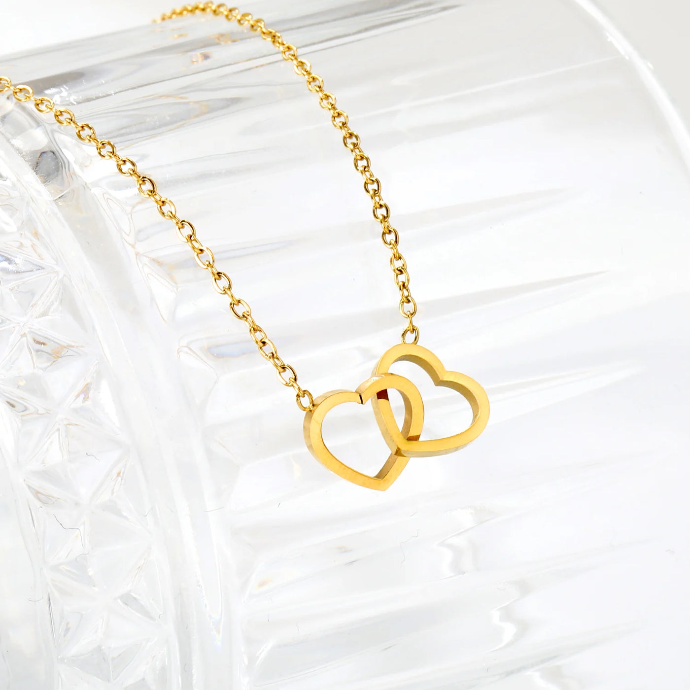 Dubble heart necklace