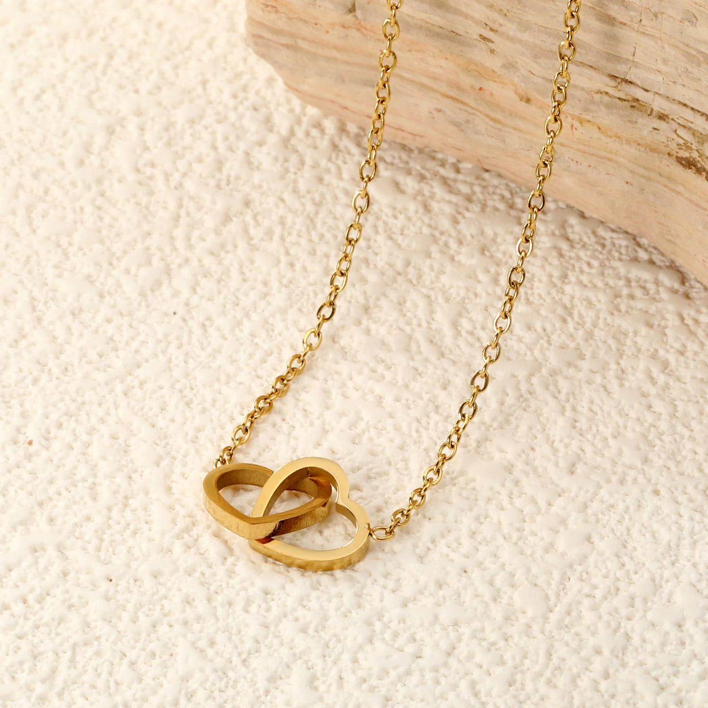 Dubble heart necklace