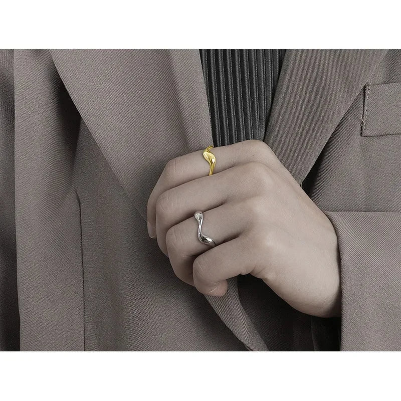 Irregular wave ring