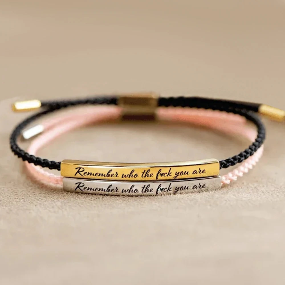 Remember who you are bracelet