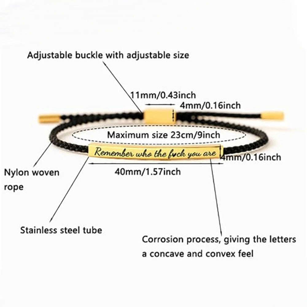 Remember who you are bracelet